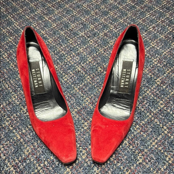 Preloved Stuart Weitzman Red Women's Shoes size 6.5 - Picture 2 of 14